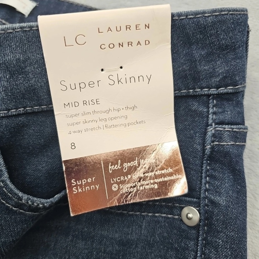 NWT Lauren Conrad Super Skinny Jeans - Picture 2 of 11